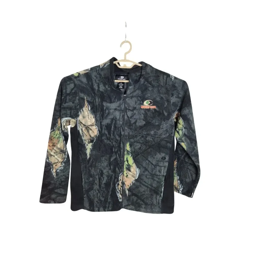 Mossy Oak Camo Fleece Jacket Men's medium